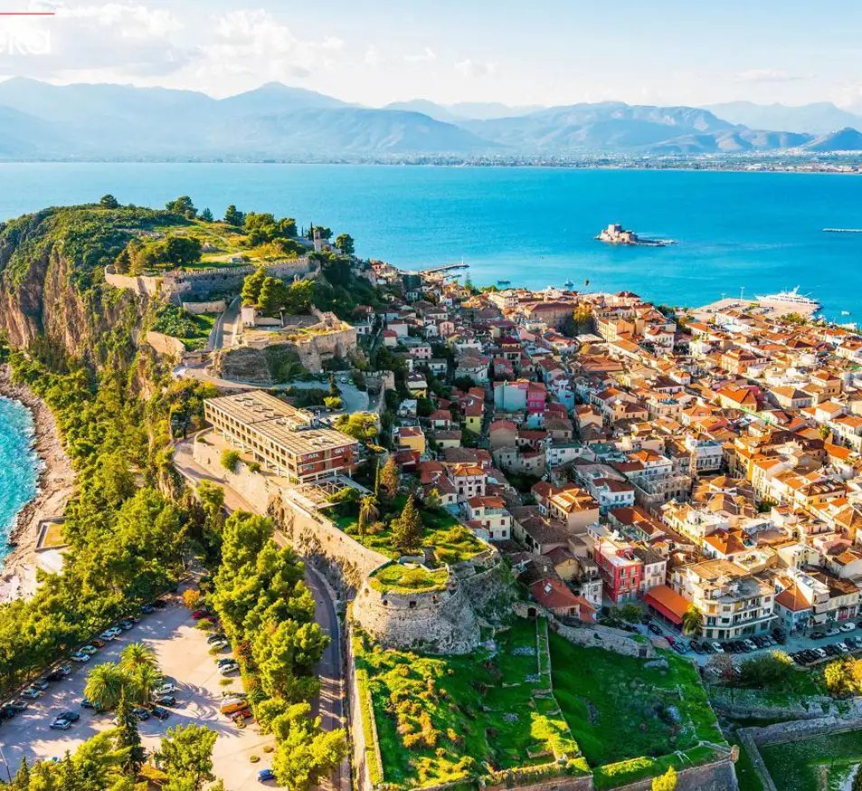 Nafplio Old Town from Palamidi